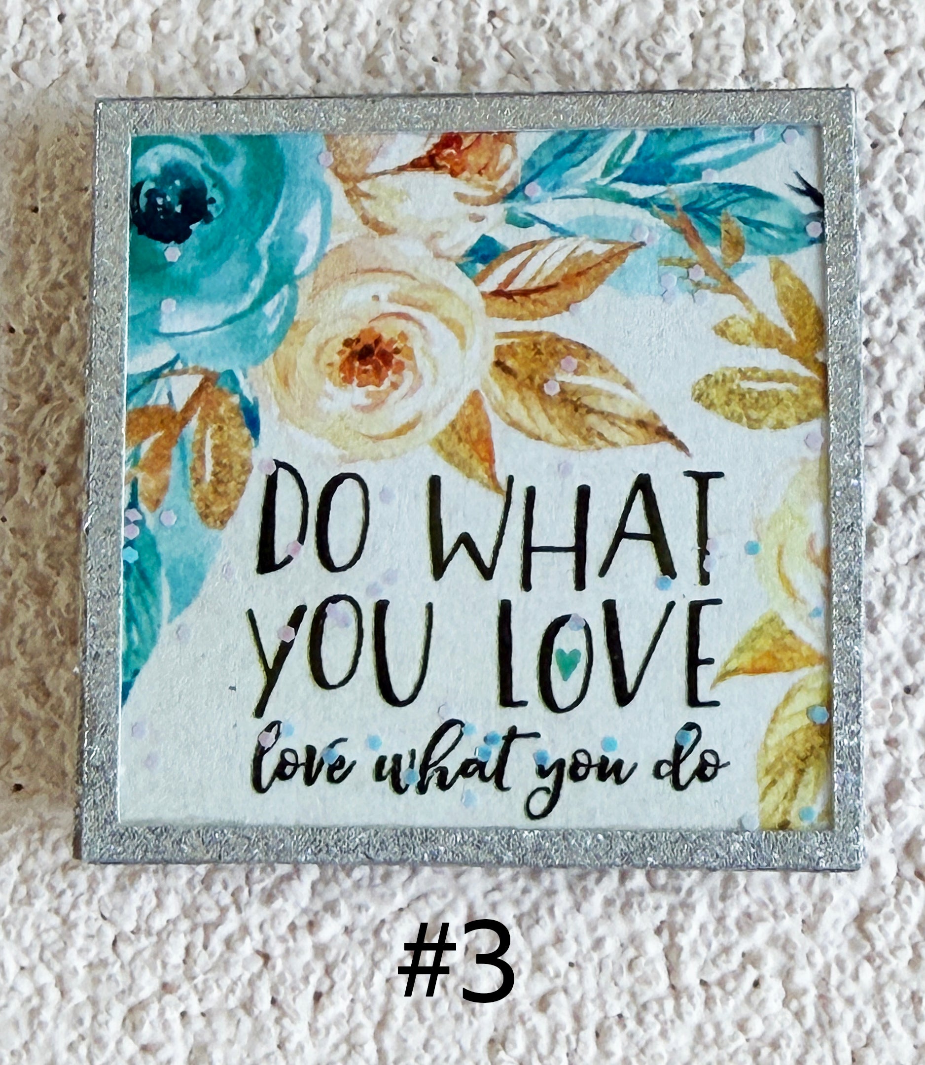 Wood Magnets, 2x2", Motivational Sayings