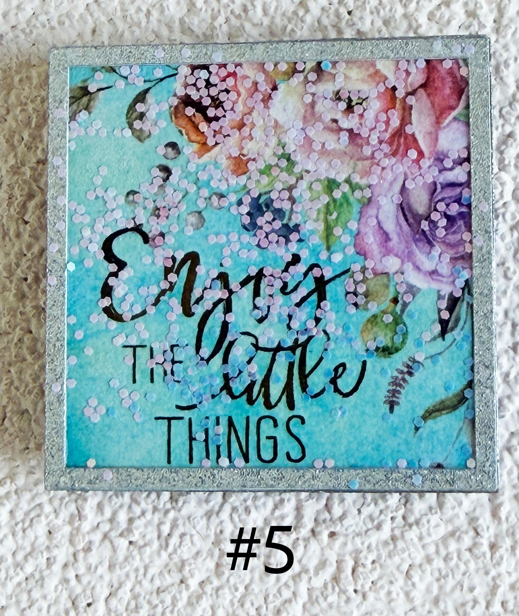 Wood Magnets, 2x2", Motivational Sayings