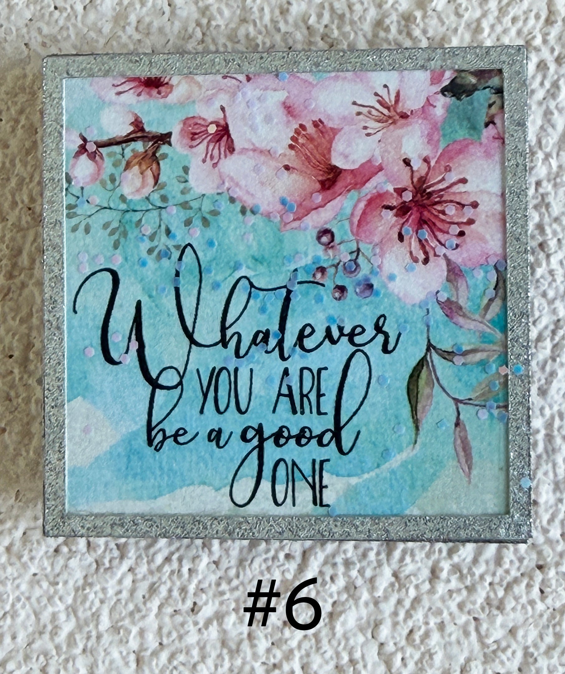 Wood Magnets, 2x2", Motivational Sayings