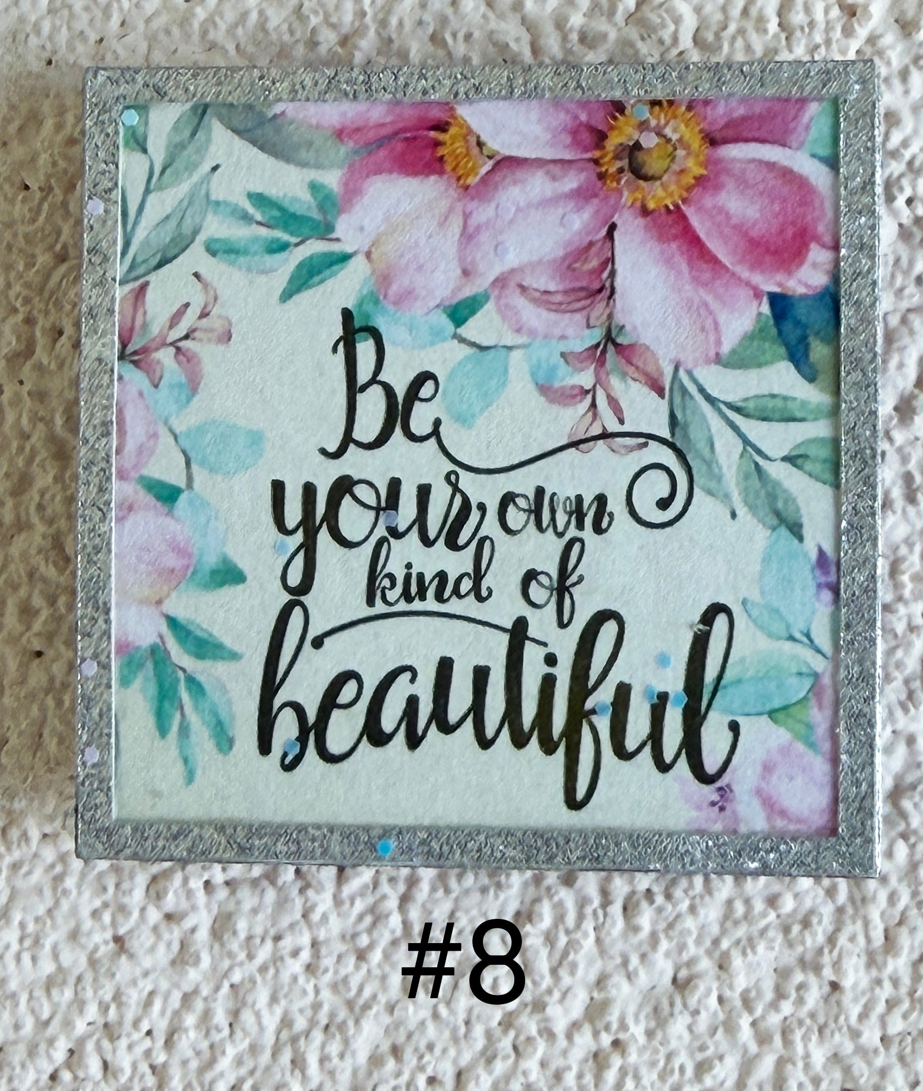 Wood Magnets, 2x2", Motivational Sayings