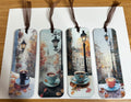 Coffee in Paris, Laminated Bookmarks, set of 4