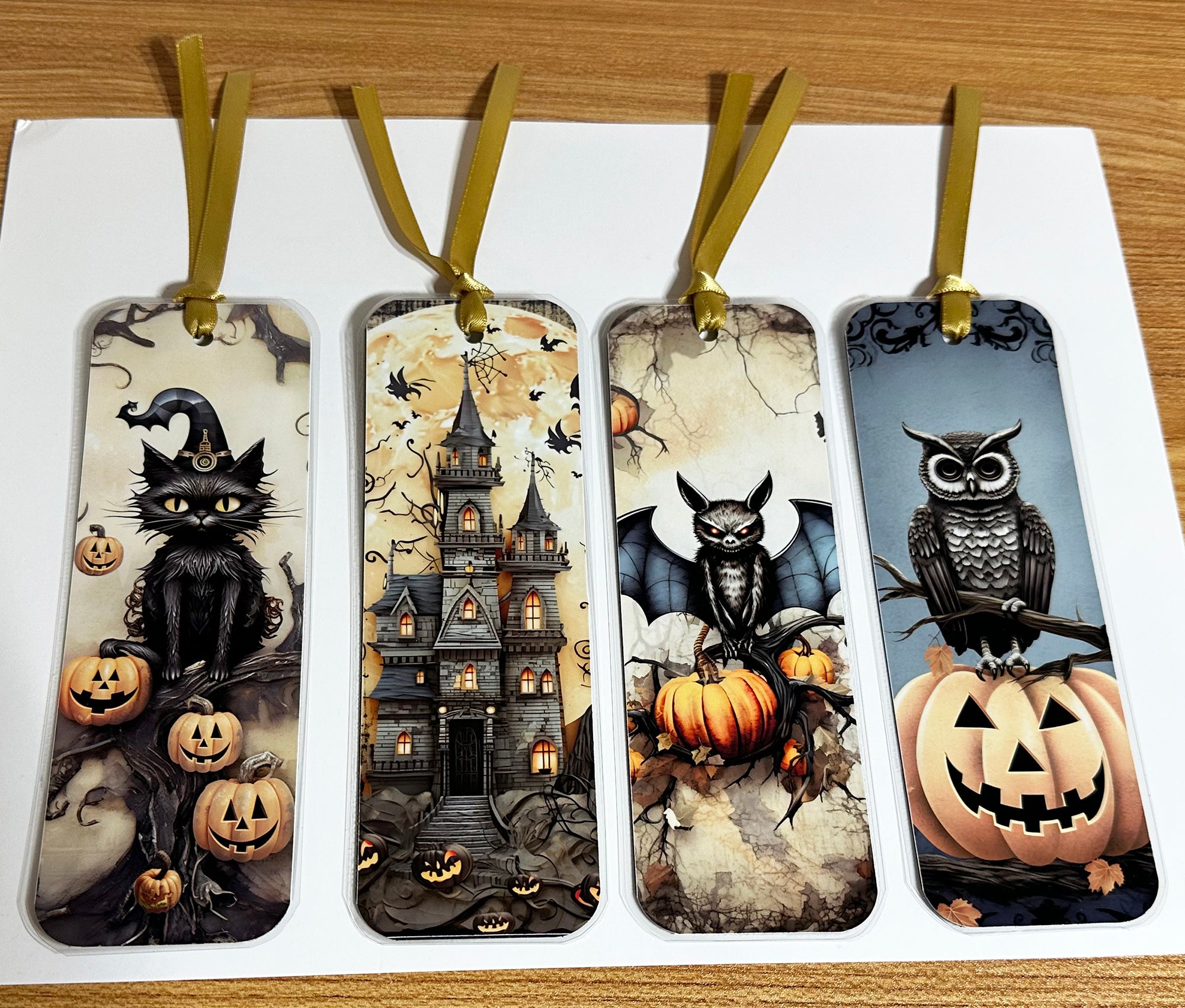 Halloween 1, Laminated Bookmarks, set of 4