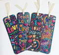Teach, Love, Inspire, Laminated Bookmarks, set of 4