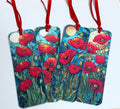 Poppies, Laminated Bookmarks, set of 4