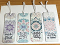 Inspirational Mandalas 2, Laminated Bookmarks, set of 4